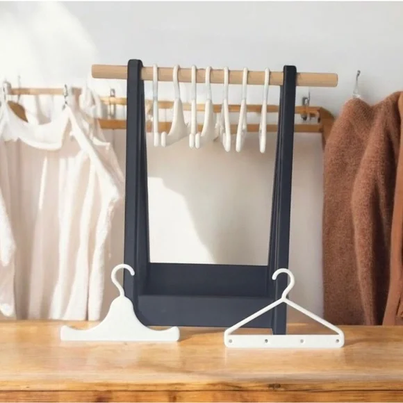 Jewelry Closet! Jewelry Display w/ 8Hangers and Tray! - Picture 2 of 2